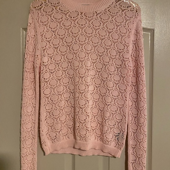 NWOT Rachel Comey pink knit top size large. Perfect condition. Never worn. - Picture 6 of 7